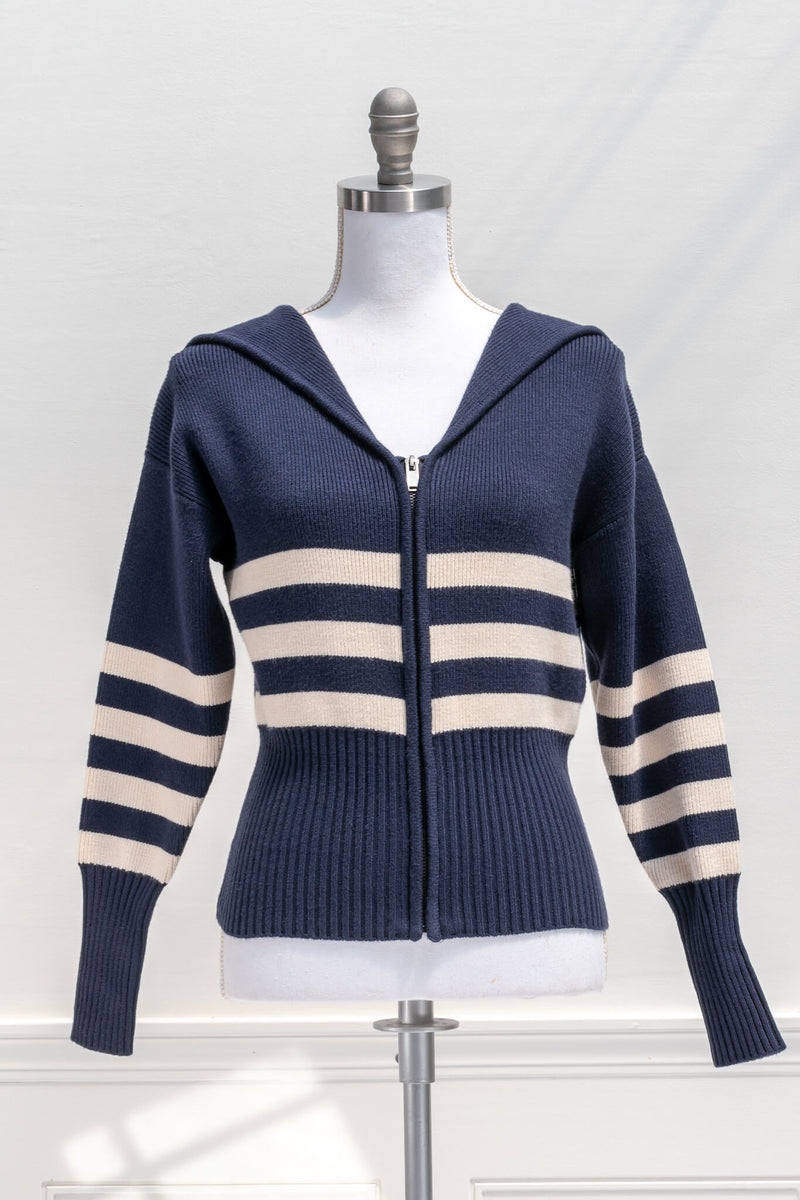 Feminine French Style Clothing - Cliffs of Dover Sweater