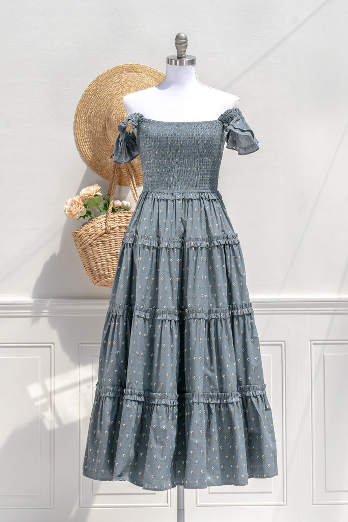 view with cap sleeves shown off shoulder