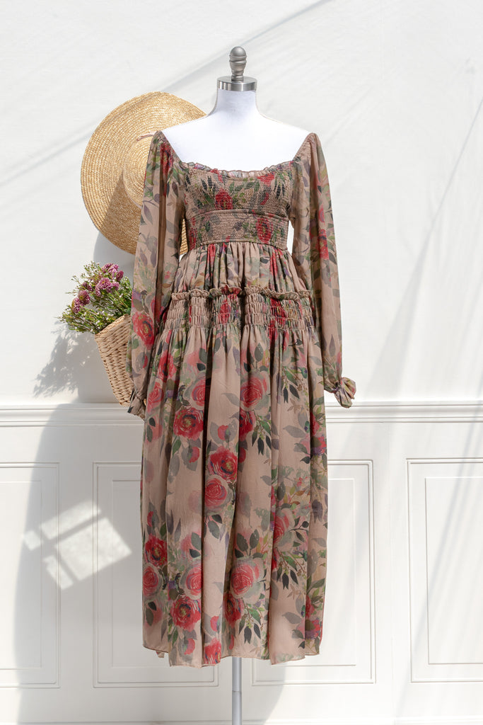floral cottagecore dress