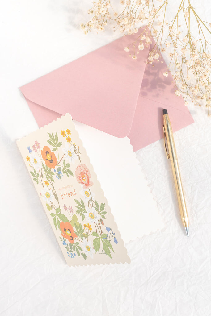 cute floral stationery. 