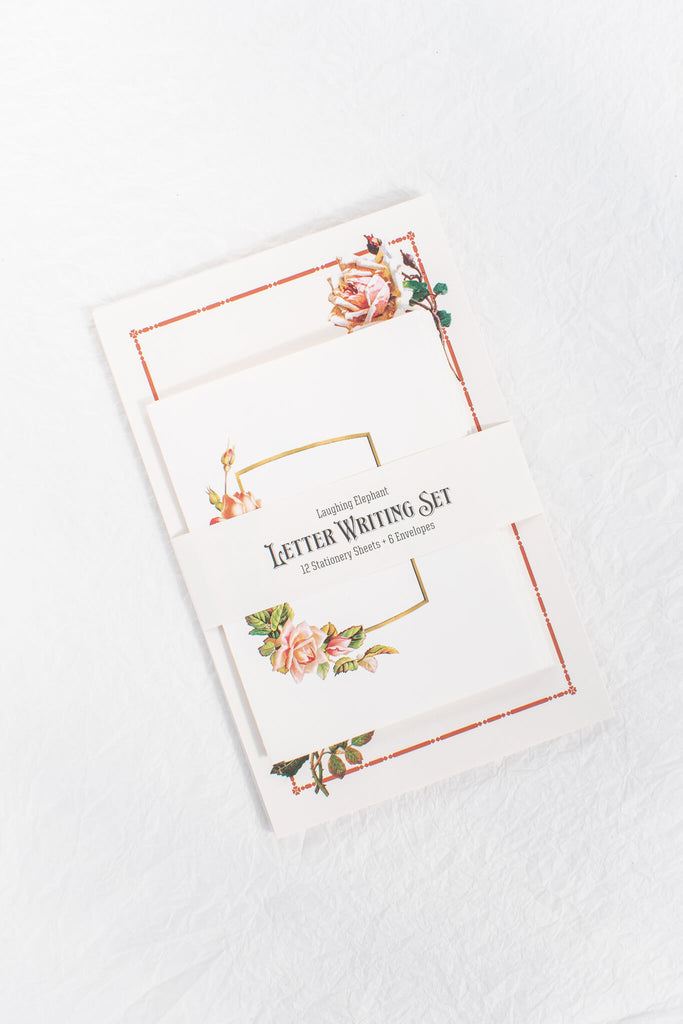 cute stationery for romantics - writing pad - amantine