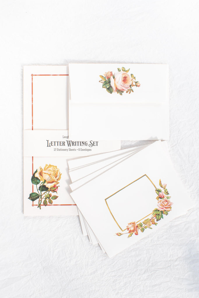 cute stationery for romantics - writing pad and envelopes