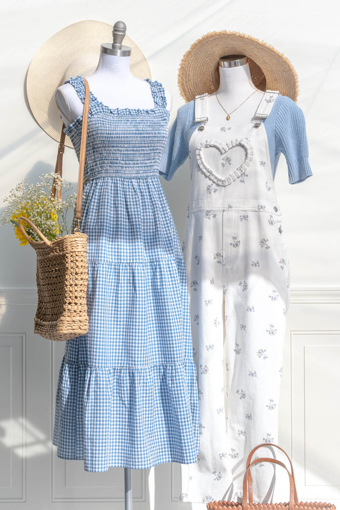 cottagecore outfits. a dress and jumper cottage core outfit. amantine. 