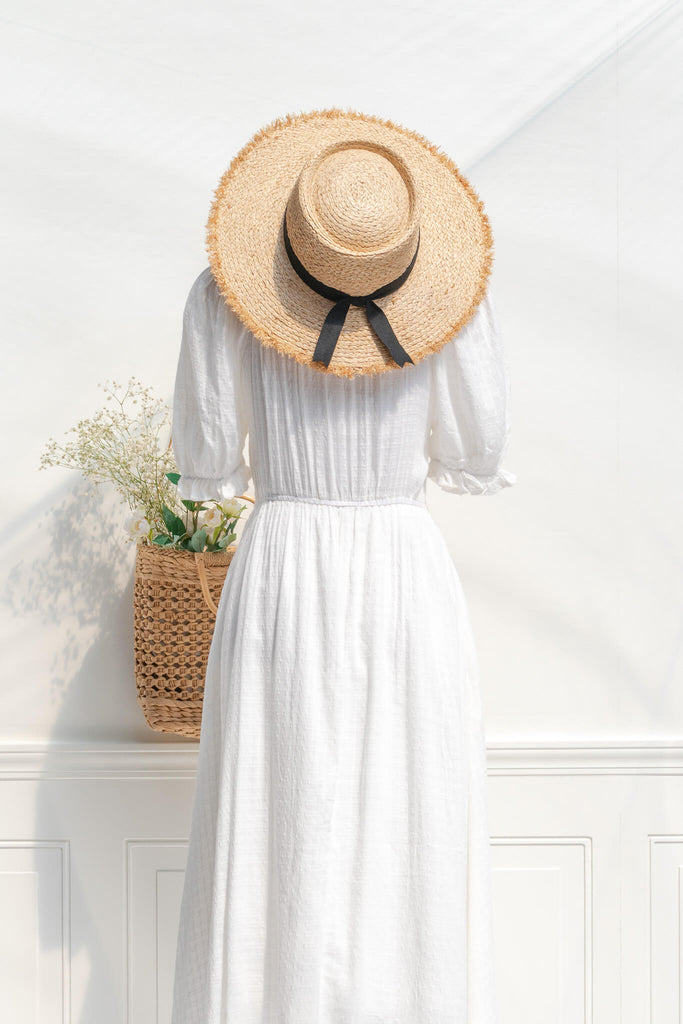 french style wide brimmed hat for summer sun hat. 