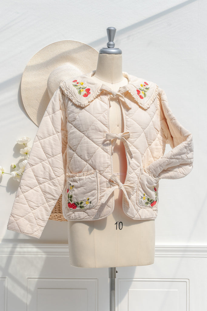 cute quilted jacket for fall
