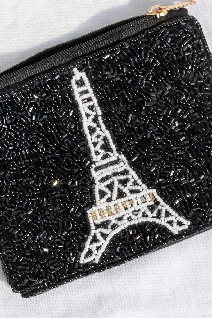 french coin purse - with eiffel tower.