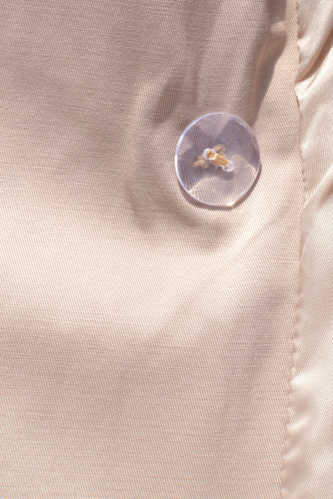 french trench coat inside button detail