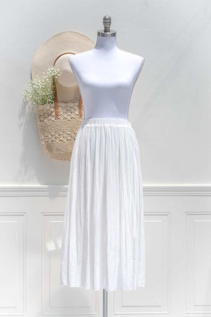 cottagecore skirt white. 