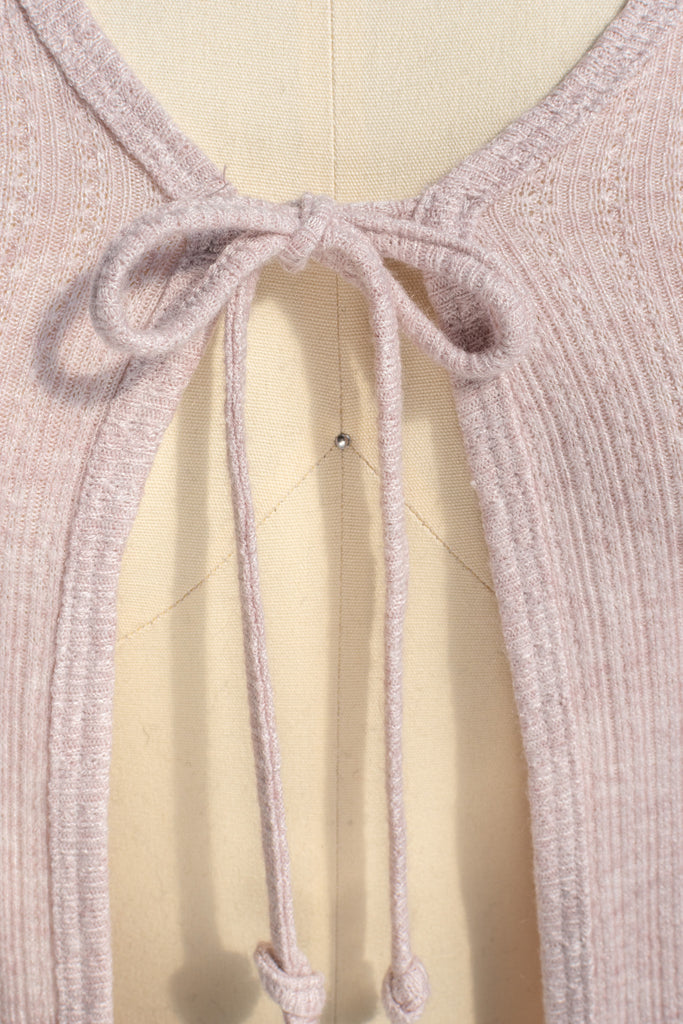 pink clothes - a feminine long sleeve light weight knit top. pink aesthetic. french boutique. 