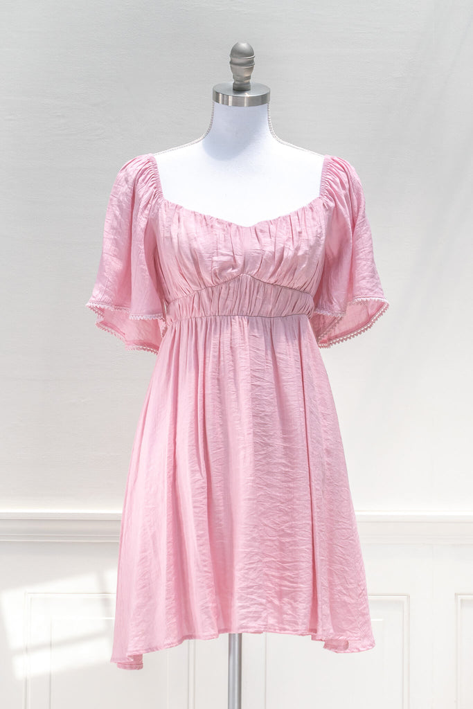 Pink dresses for summer.