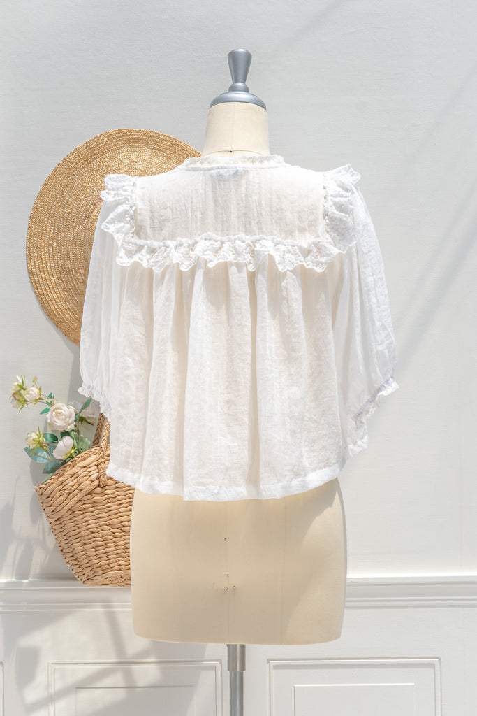 white french girl style shirt for summer