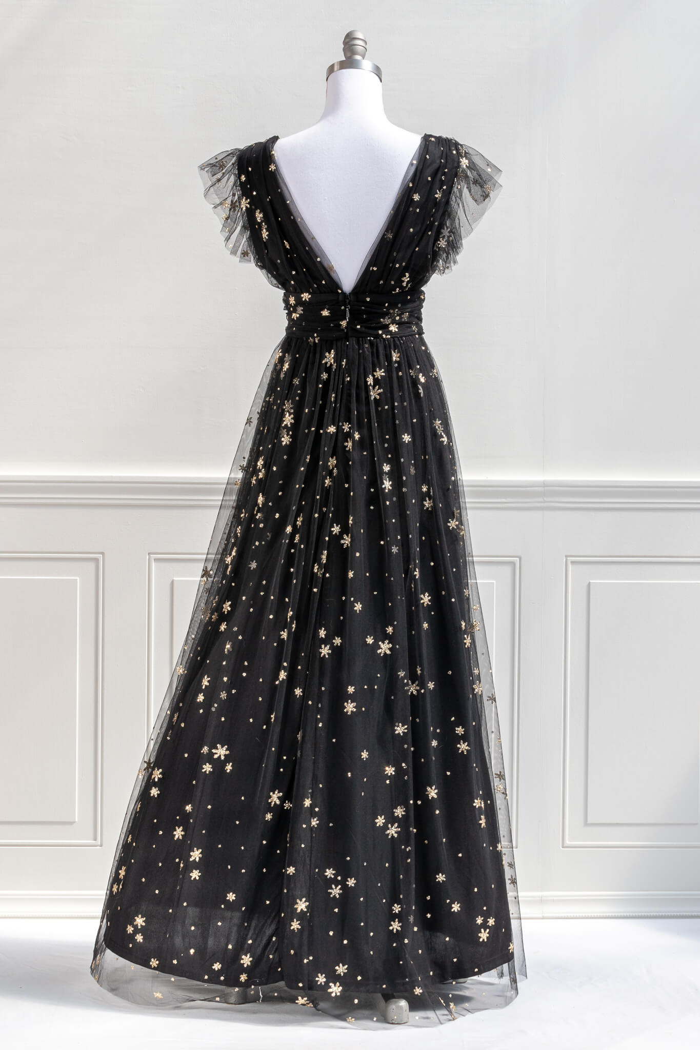 Gold star sale dress