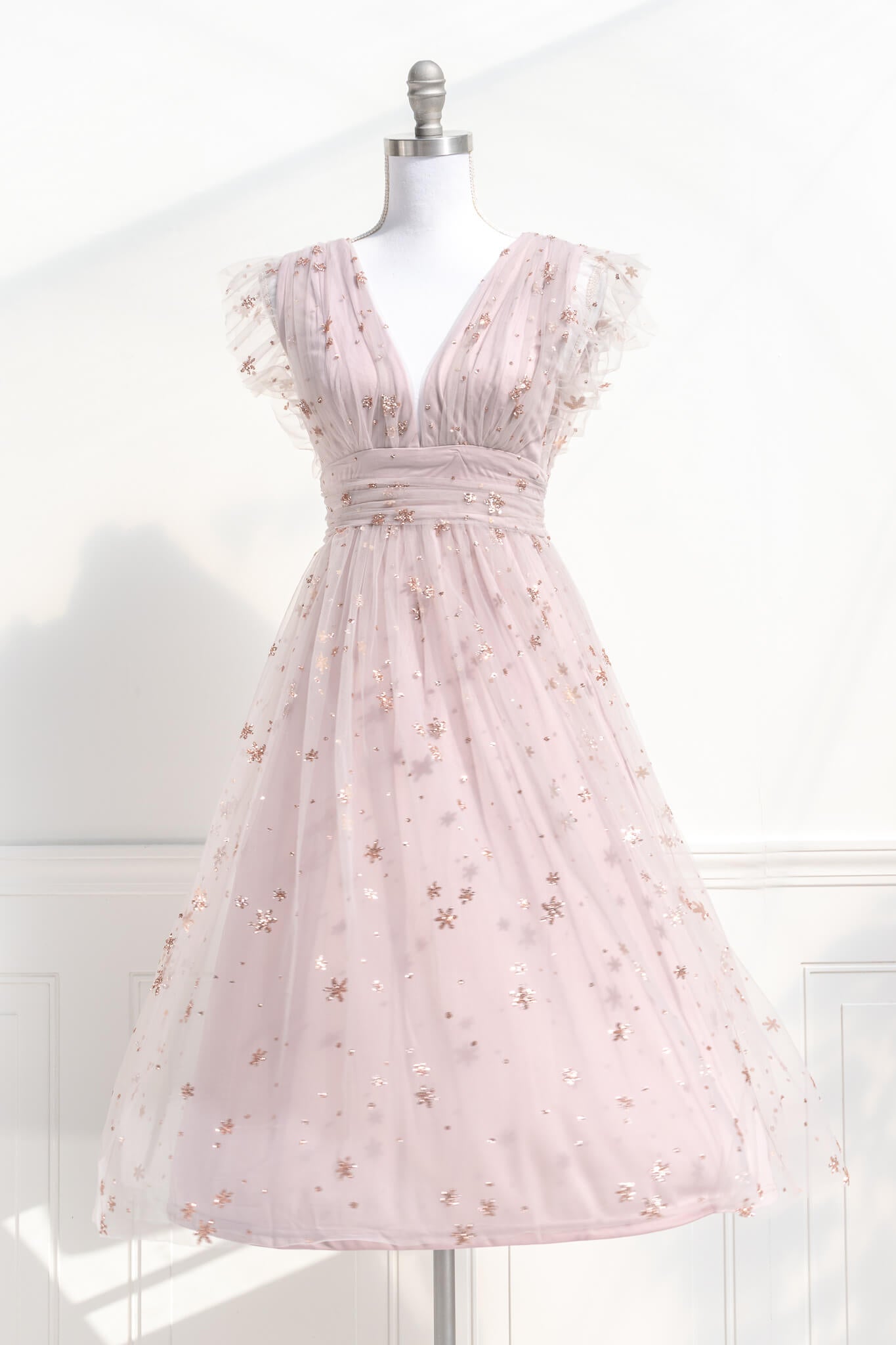 Retrofête Madeleine Dress Dusty Pink / M