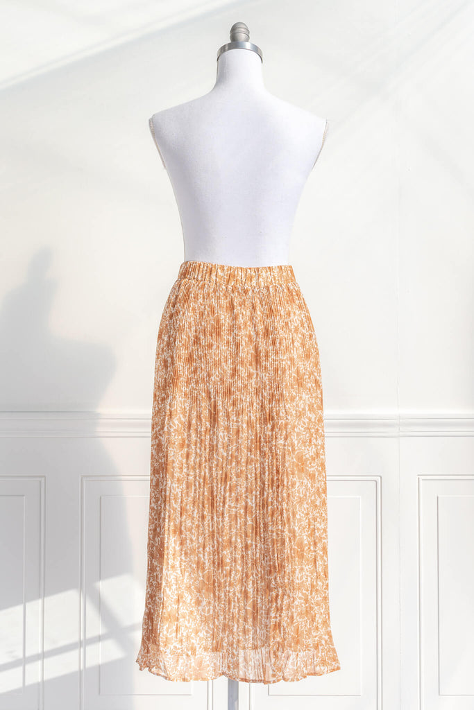 feminine french and vintage inspired clothing - siena colored skirt - amantine boutique 